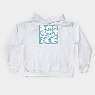 Winter Birds Kids Hoodie